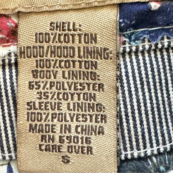 Ruff Hewn pinstripe belted utility lightweight jacket size small S
 b31 - Picture 3 of 6